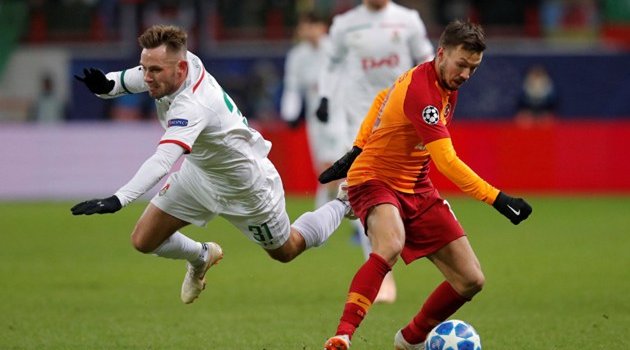 Galatasaray Şampiyonlar Ligi maçında Lokomotiv Moskova'ya 2-0 mağlup oldu