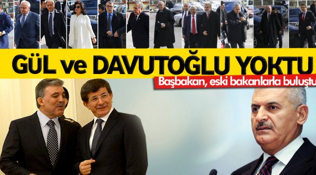 Gül ve Davutoğlu hariç herkes vardı