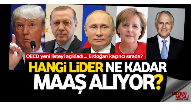 Hangi lider ne kadar maaş alıyor?