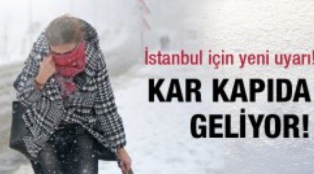 Hava durumu için yeni alarm kar geliyor!