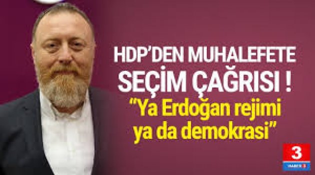 HDP'den muhalefete seçim teklifi!