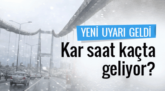 İstanbul hava durumu çok fena kar geliyo