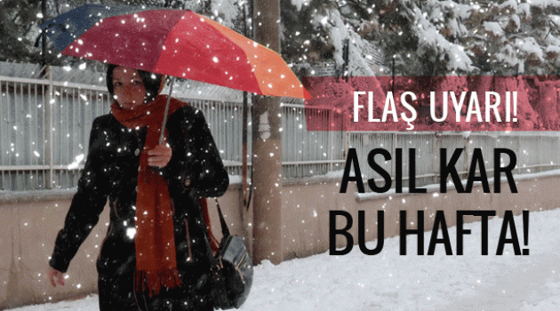 İstanbul hava durumu kar sert geliyor!
