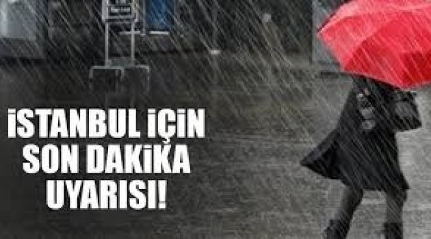İstanbul için önemli uyarı! Fırtına ve kuvvetli rüzgara dikkat..