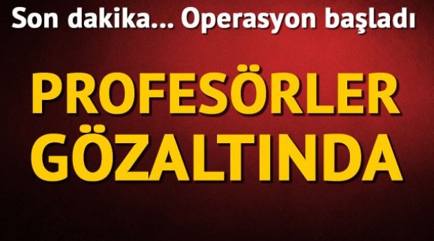 İzmir'de 23 akademisyene FETÖ/PDY operasyonu