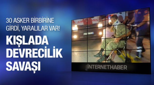 Karabük'te, Alay Komutanlığı'nda asker kavgası: 10 yaralı