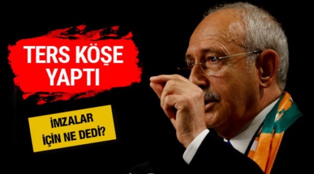 Kılıçdaroğlu'ndan imza ve erken yerel seçim açıklaması