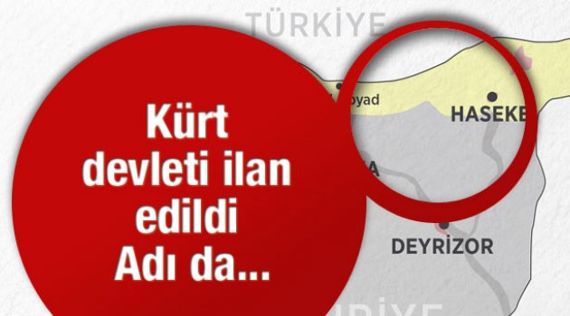 Kürt devleti kuruldu adı da konuldu flaş gelişmeler var
