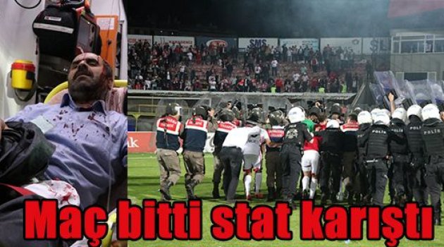 Maç bitti, kent karıştı