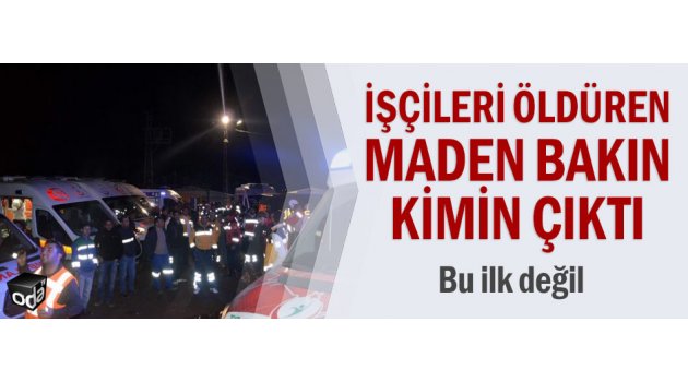 Maden Ciner grubunun