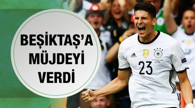 Mario Gomez müjdeyi verdi