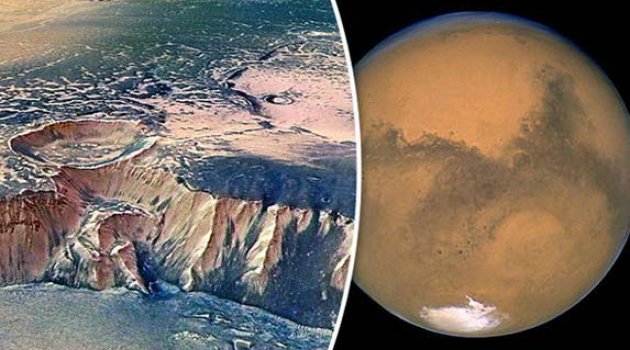 Mars'ta gizemli kayaların kaynağı volkanik patlamalar olabilir