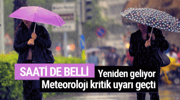 Meteoroloji kritik uyarı 30'dan fazla ili vuracak