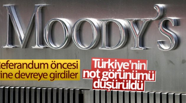 Moody's Türkiye'nin kredi notu görünümünü düşürdü