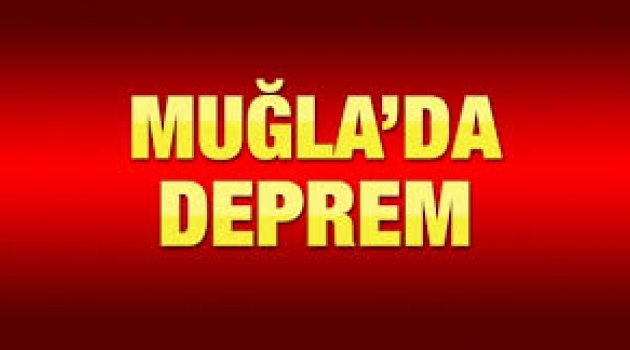 Muğla'da deprem, herkes sokaklarda