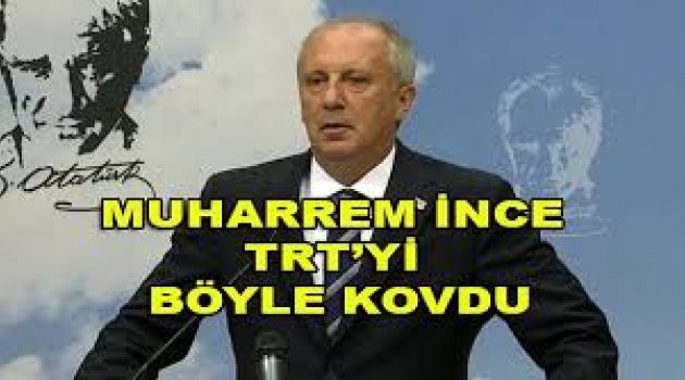 Muharrem İnce, Basın Toplantısından TRT'yi Kovdu!