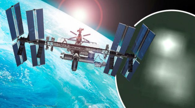 NASA yayını kesti işte şoke eden UFO görüntüsü