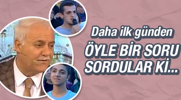 Nihat Hatipoğlu da şaşırdı! Böylesi hiç sorulmamıştı