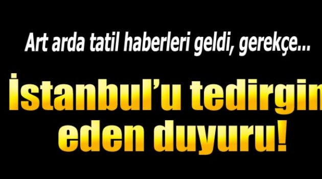 Özel Alman Lisesi tatil edildi!