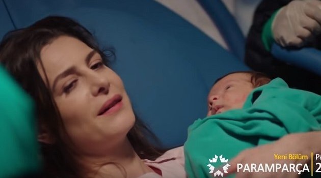 Paramparça'da Dilara bebeğini doğuruyor VİDEO