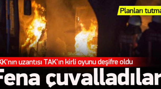 PKK'nın uzantısı TAK'ın kirli oyunu deşifre oldu