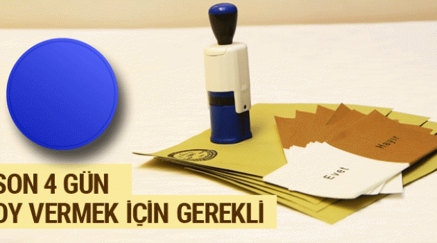 Referandum'da Oy Kullanmak İçin Gerekli!
