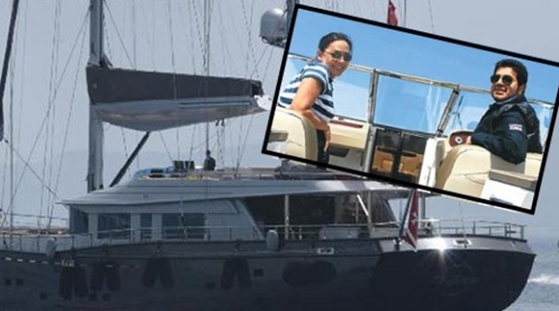 Reza Zarrab'ın Ebru Gündeş'e hediye ettiği yat tershanede