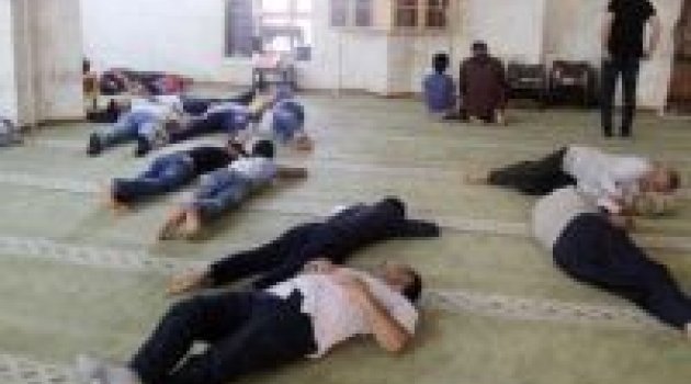 Şanlıurfada camilerde 'Ramazan uykusu