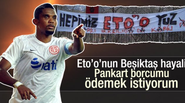 Saumel Eto'o Beşiktaş'a mesaj gönderdi! Son kez...