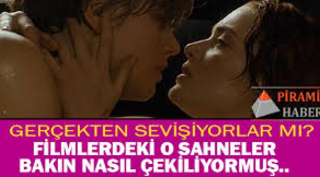 Seks sahneleri işte böyle çekiliyor VİDEO