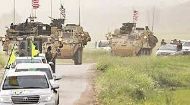 Suriye'den çekilen ABD askeri konvoyu Irak'a gidiyor
