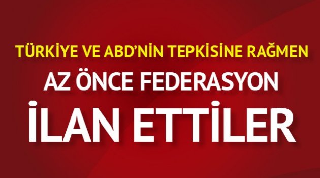 Suriyeli Kürtler federal sistemi onayladı