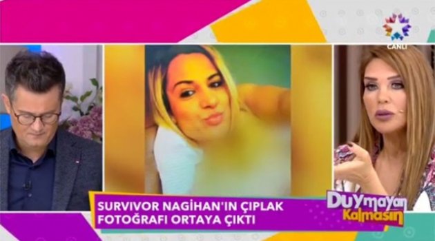 Survivor Nagihan'ın çıplak fotoğrafı ortaya çıktı