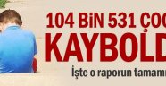 104 bin 531 çocuk kayboldu