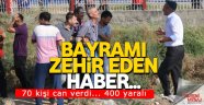 70 ölü, 400 yaralı