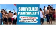 Suriyeliler Florya plajını işgal etti!