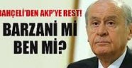 Bahçeli'den dikkat çeken Barzani mesajı