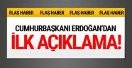 Erdoğan'dan referandumla ilgili ilk açıklama!