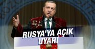 Erdoğan'dan Rusya'ya terör uyarısı!