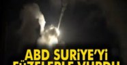 Son dakika: ABD Suriye'yi vurdu