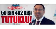  FETÖ davalarında 50 bin 402 kişi tutuklu