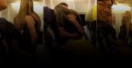 Uçakta cinsel ilişki rezilliği! Skandal video ortaya çıktı