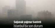 İstanbul sağanak yağışa teslim