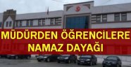 İmam hatip müdüründen namaz dayağı