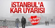 İstanbul'da kar yağışı için tarih verdiler