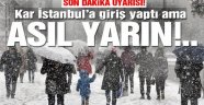 İstanbul'da kar yağışı başladı