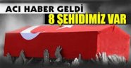 Afrin'den acı haber.. 8 asker şehit, 13 asker yaralı