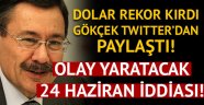 Melih Gökçek Twitter'dan paylaştı: 24 Haziran'dan sonra piyasaya 30 milyar dolar pompalayınca görün gümbürtüyü