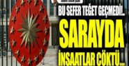 Bu sefer teğet geçmedi!.. Sarayda inşaatlar çöktü...