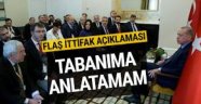 Erdoğan flaş ittifak açıklaması: Tabanıma anlatamam